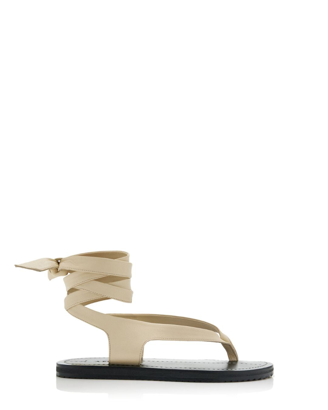 A.EMERY Elmer Lace-Up Leather Sandals in White