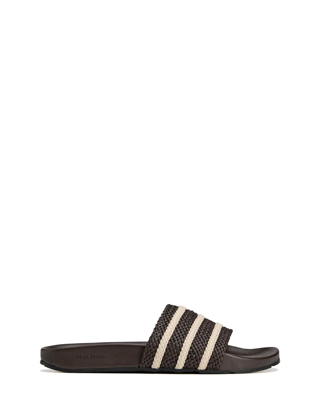ADIDAS X WALES BONNER WB Adilette Leather Slides in Brown