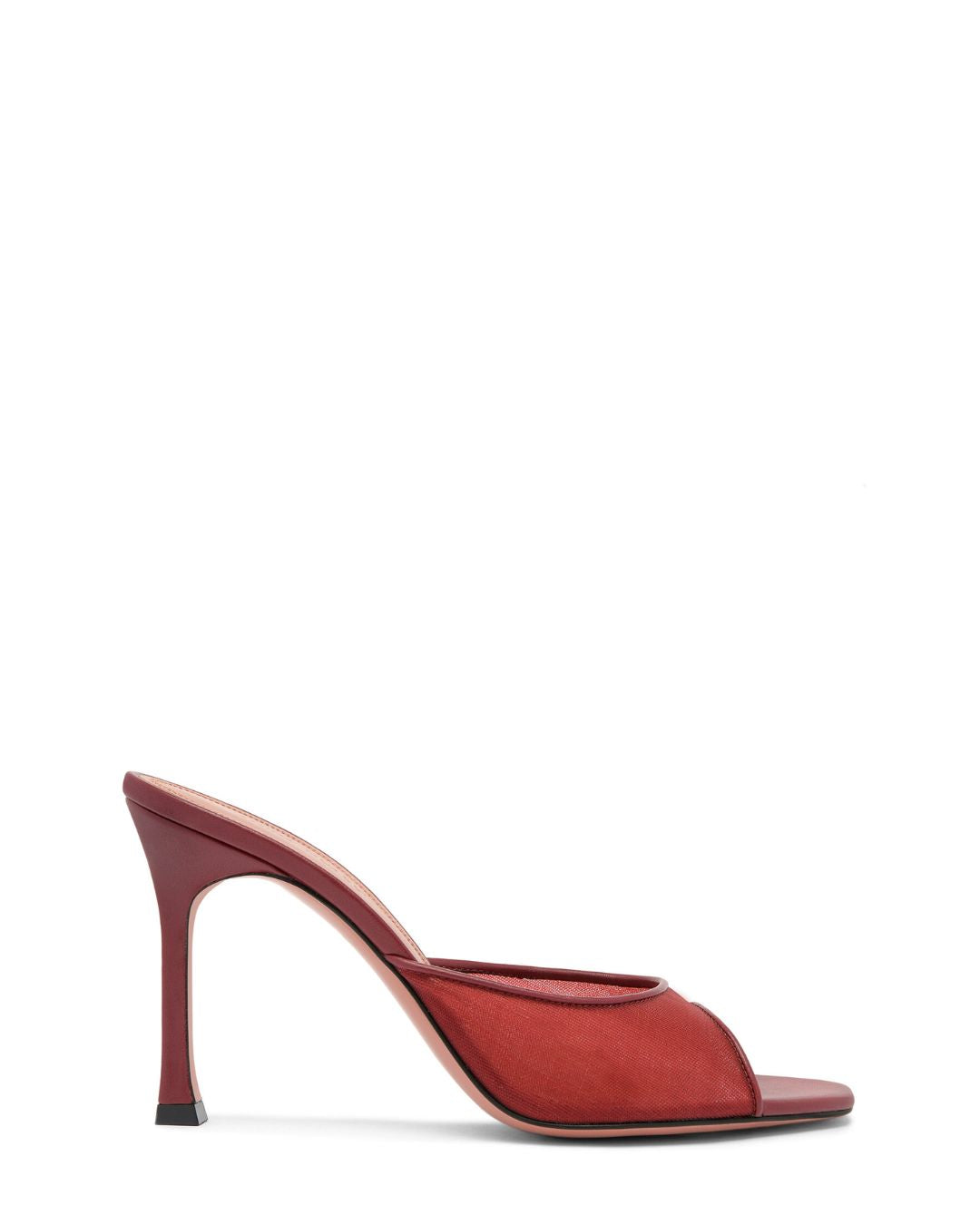 AMINA MUADDI Alexa Mesh Mules in Red