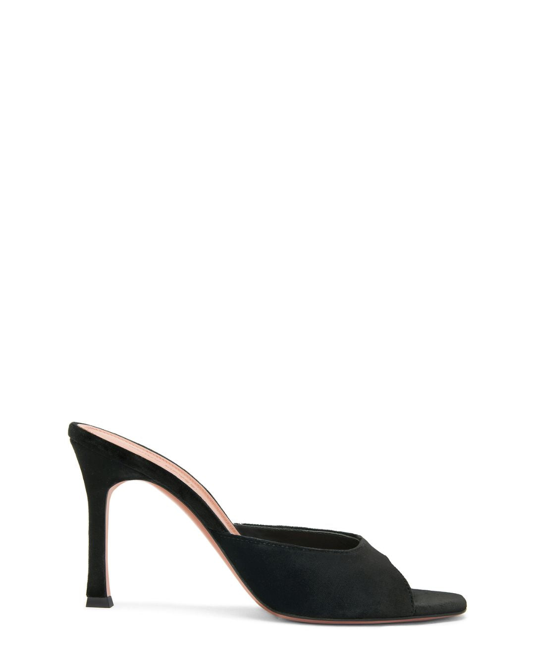 AMINA MUADDI Alexa Velvet Mules in Black