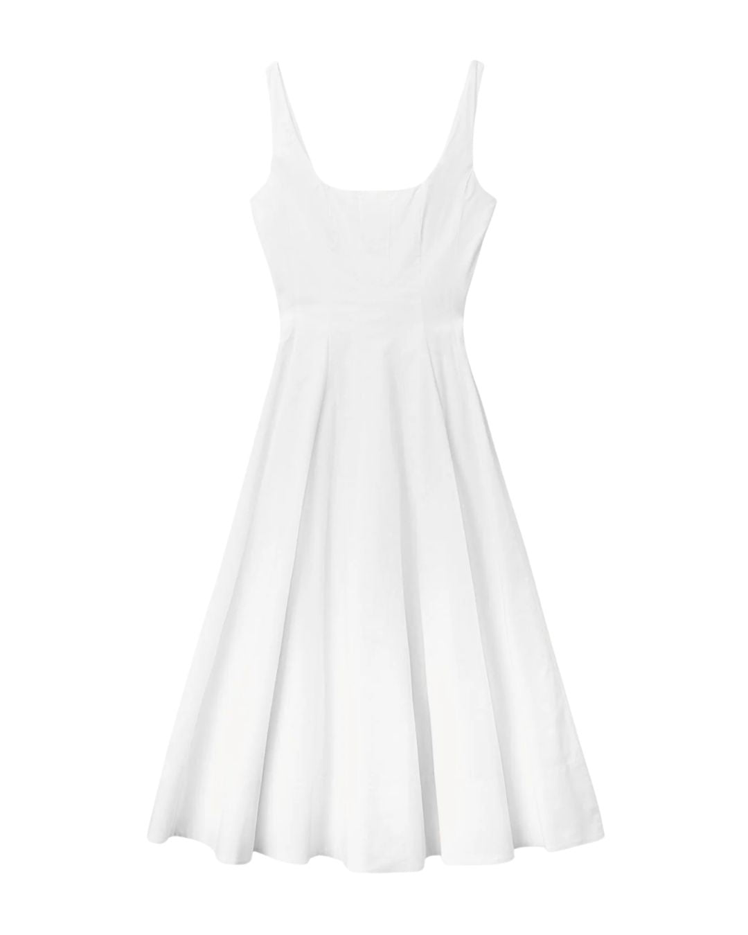STAUD Wells Dress in White