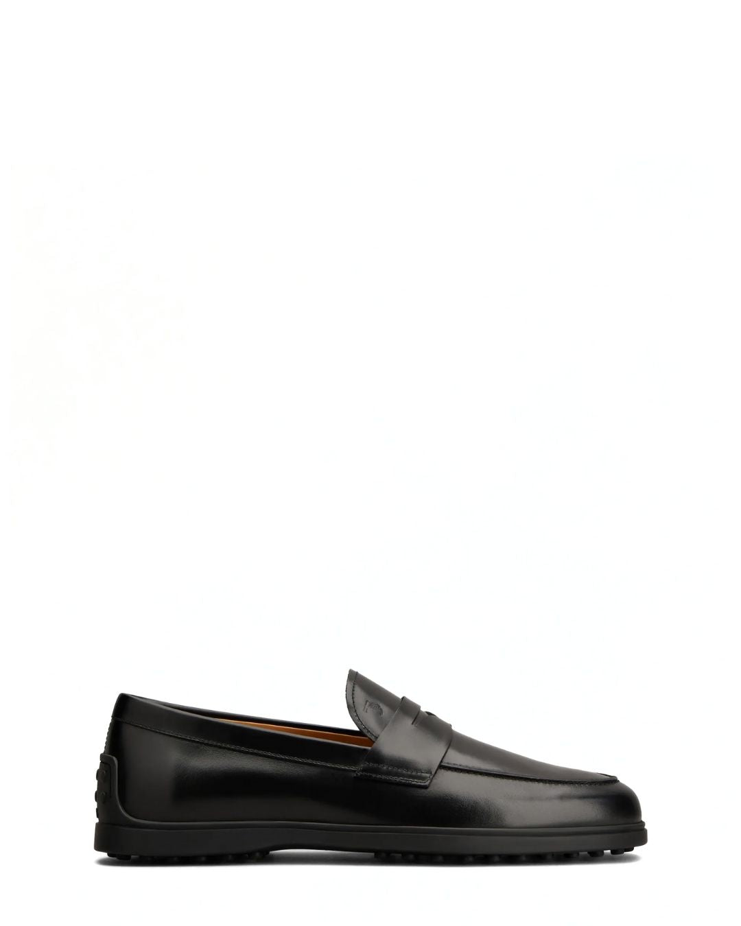 TOD'S Leather Loafers in Black