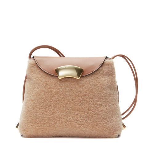 3.1 PHILLIP LIM ID Petite Soft Shoulder Bag in Ivory/Camel