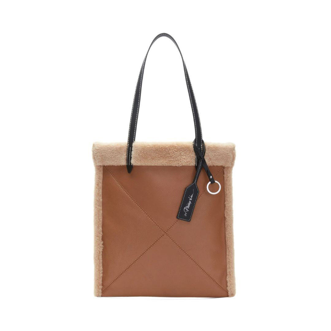 3.1 PHILLIP LIM Slim Tote in Ivory/Camel