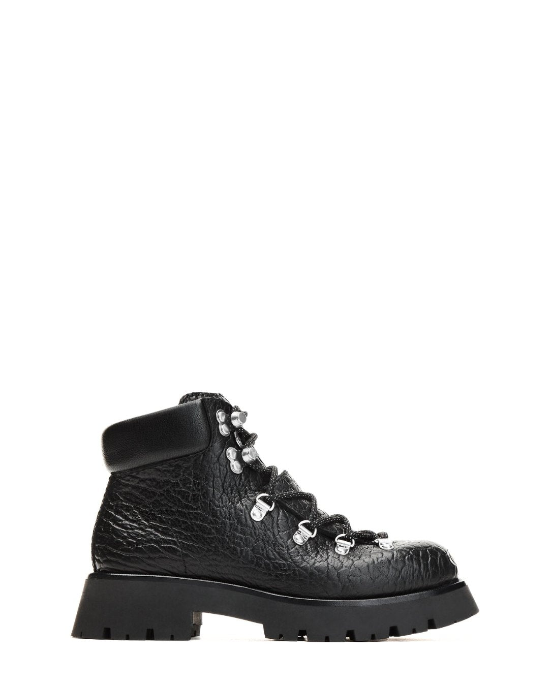 ALEXANDER WANG Leather Arbor Lace Up Boot - Black