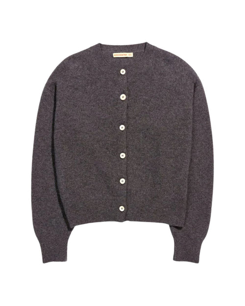&DAUGHTER Ada Crewneck Cardigan in Grey