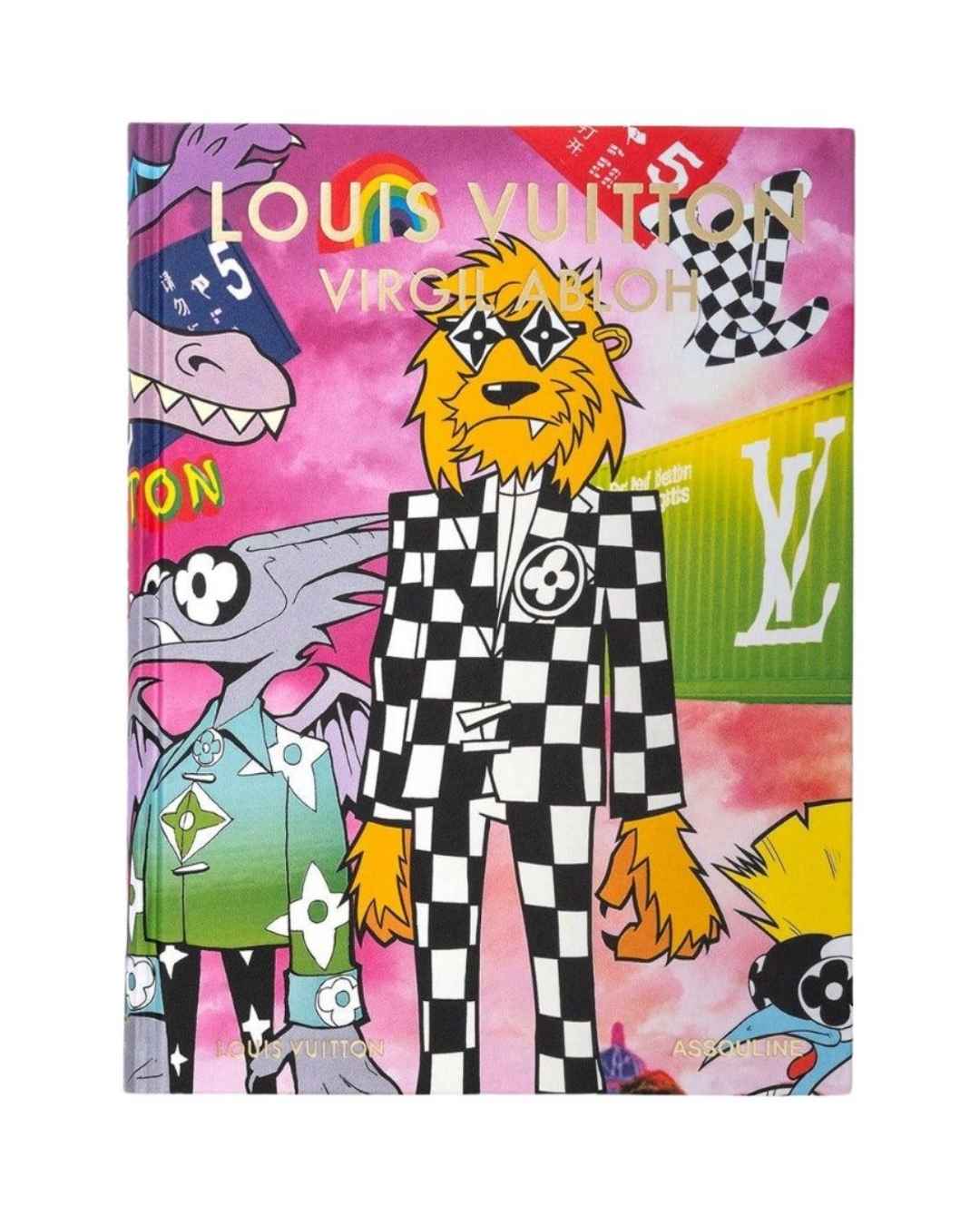 ASSOULINE Louis Vuitton: Virgil Abloh (Classic Cartoon Cover) Coffee Table Book 