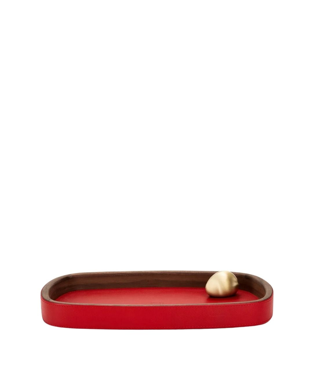 ASSOULINE Pebble Accessory Tray - Red