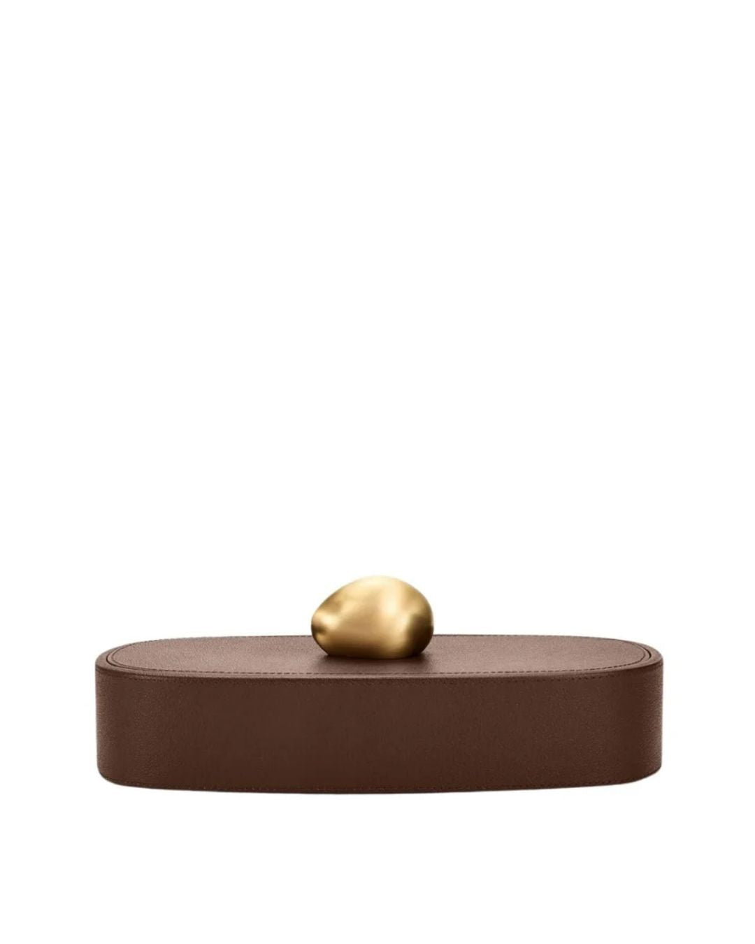 ASSOULINE Pebble Trinket Box - Brown