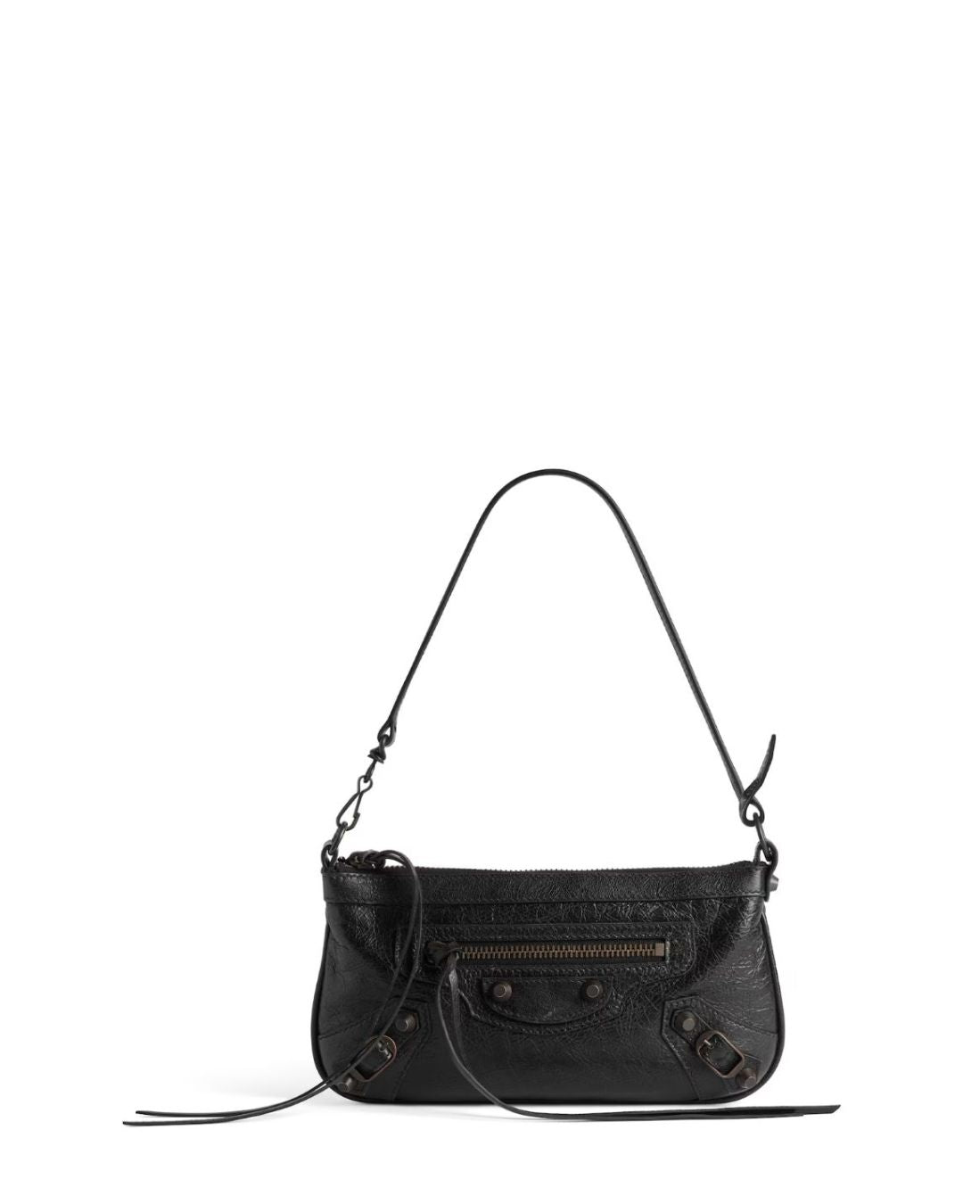 BALENCIAGA Le City Pouch On Strap in Black