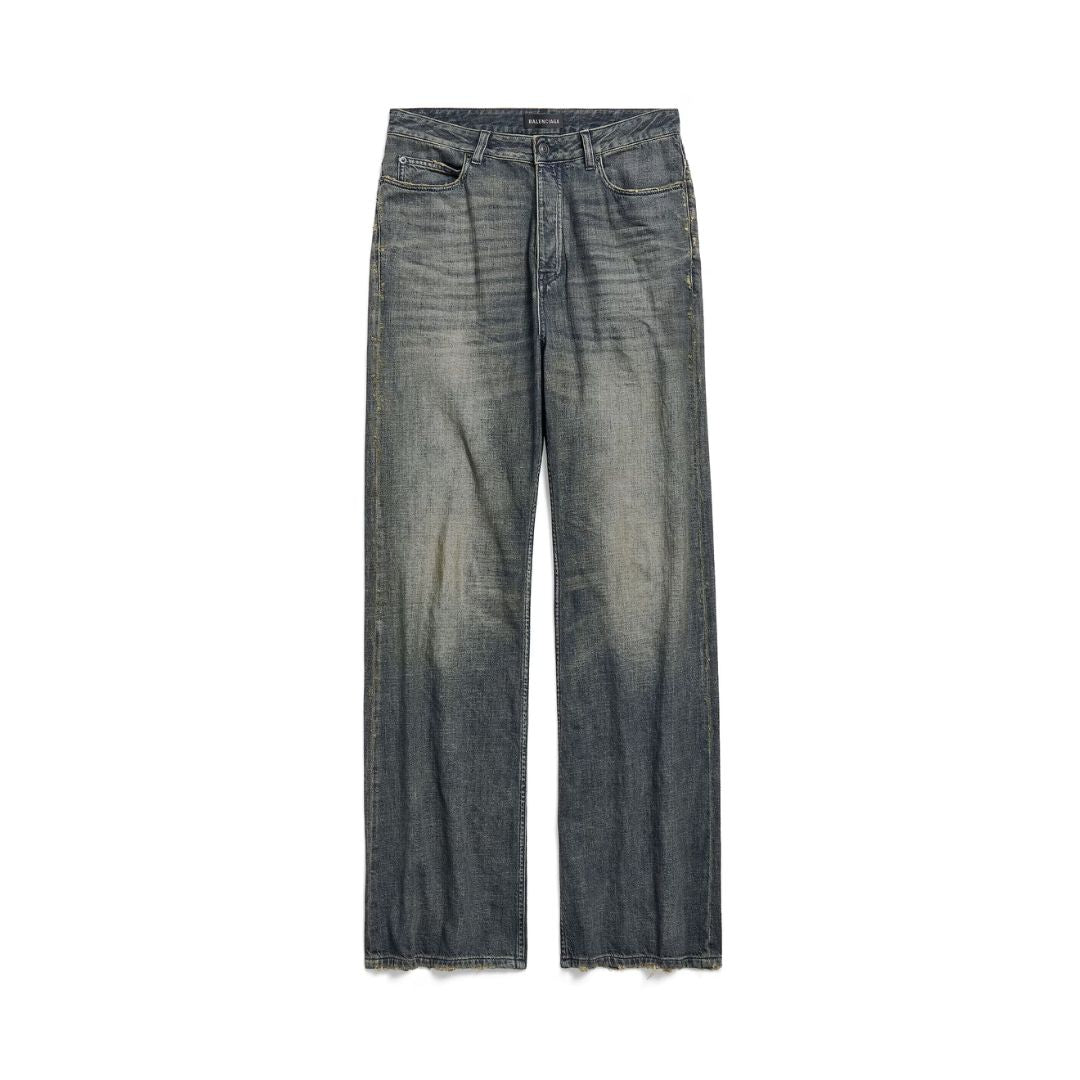 BALENCIAGA Low Crotch Pants in Blue