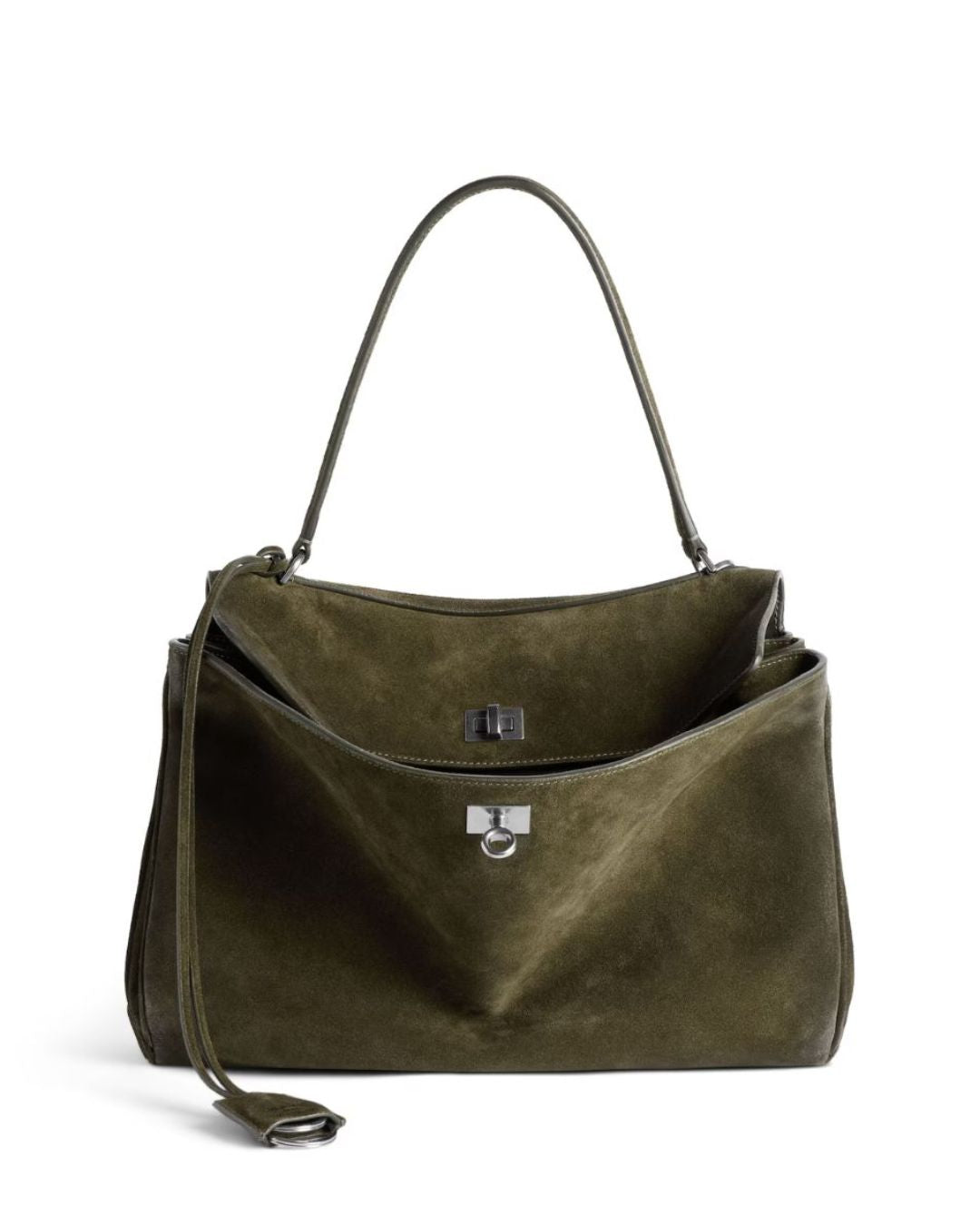 BALENCIAGA Rodeo Handbag Medium in Khaki