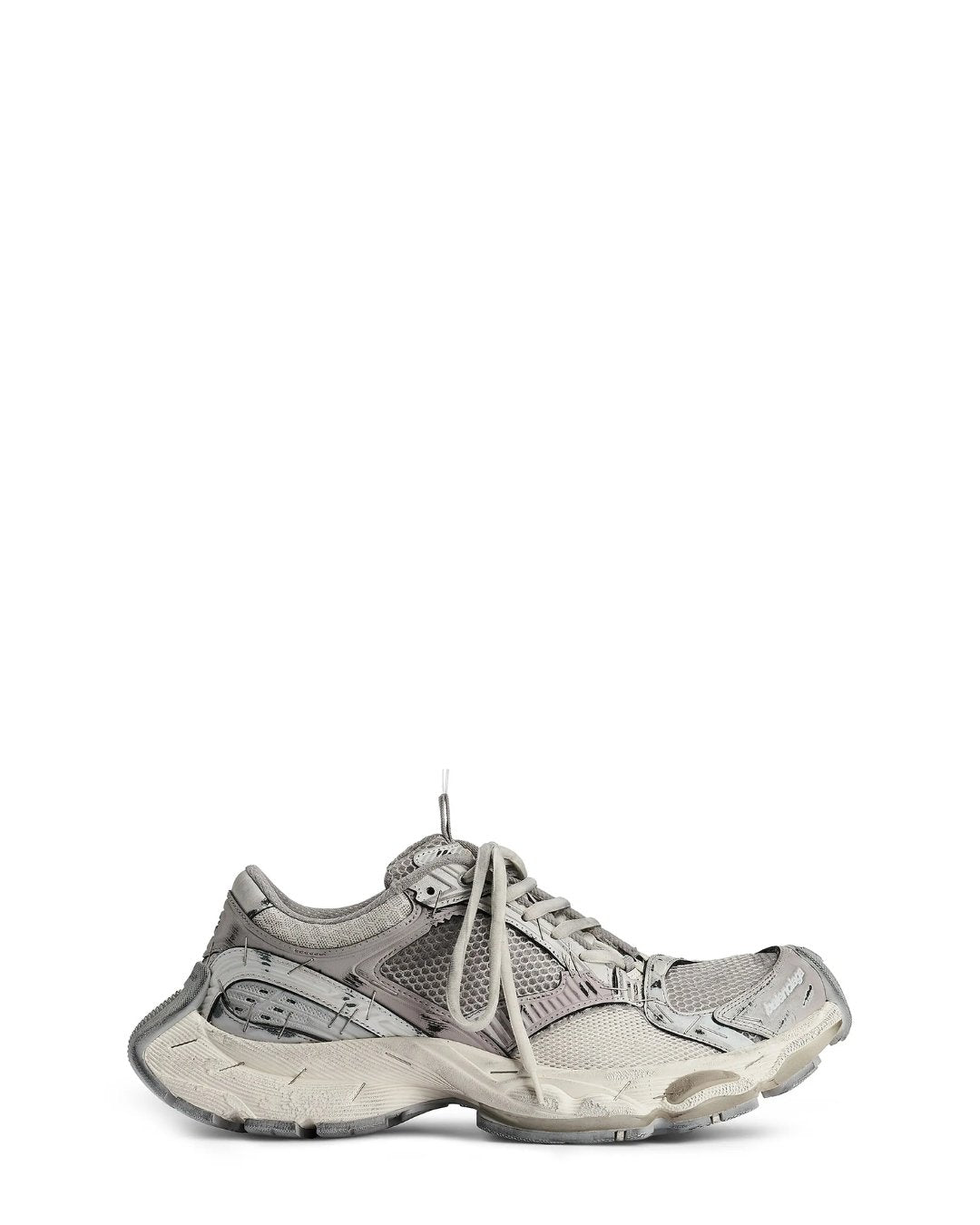 BALENCIAGA Stapler Sneakers - Beige/Grey