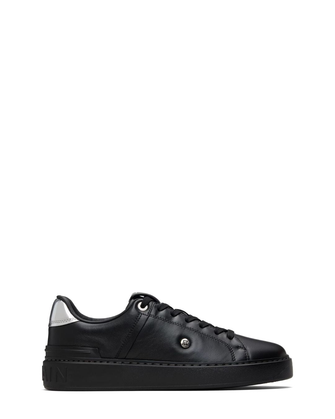 BALMAIN B-Court Sneakers - Black/Silver