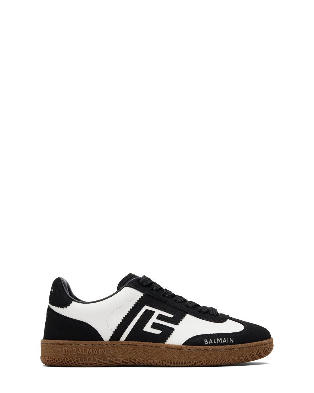 BALMAIN Swan Sneakers - Black/White
