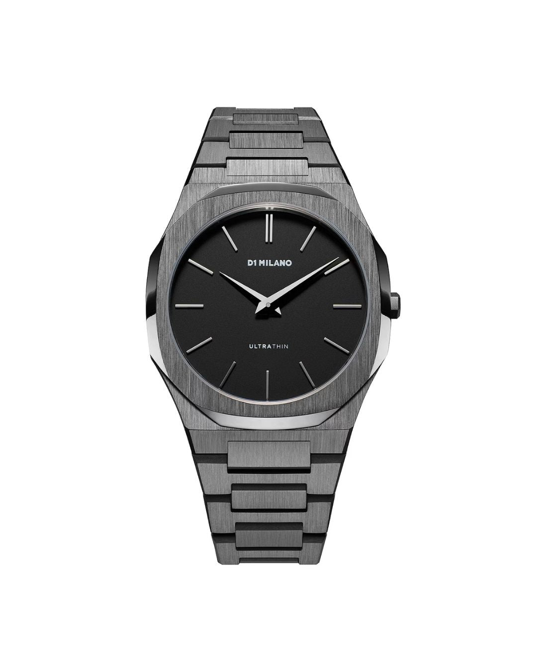 D1 MILANO Ultra Thin 40mm Watch - Gun Metal