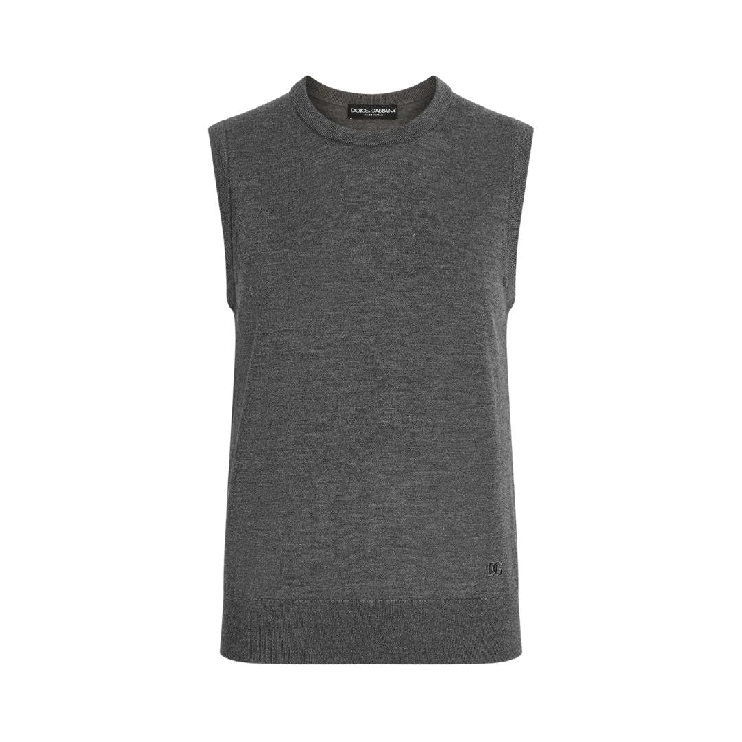 DOLCE & GABBANA Cashmere Pullover in Grey