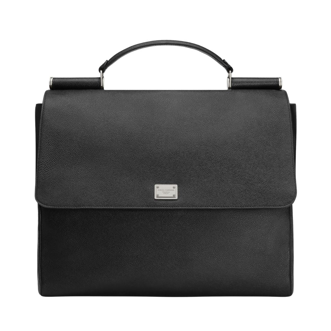 DOLCE & GABBANA Sicily Shoulder Bag in Black