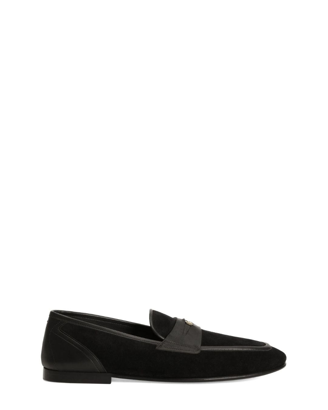 DOLCE & GABBANA Split Calfskin Slipper - Black