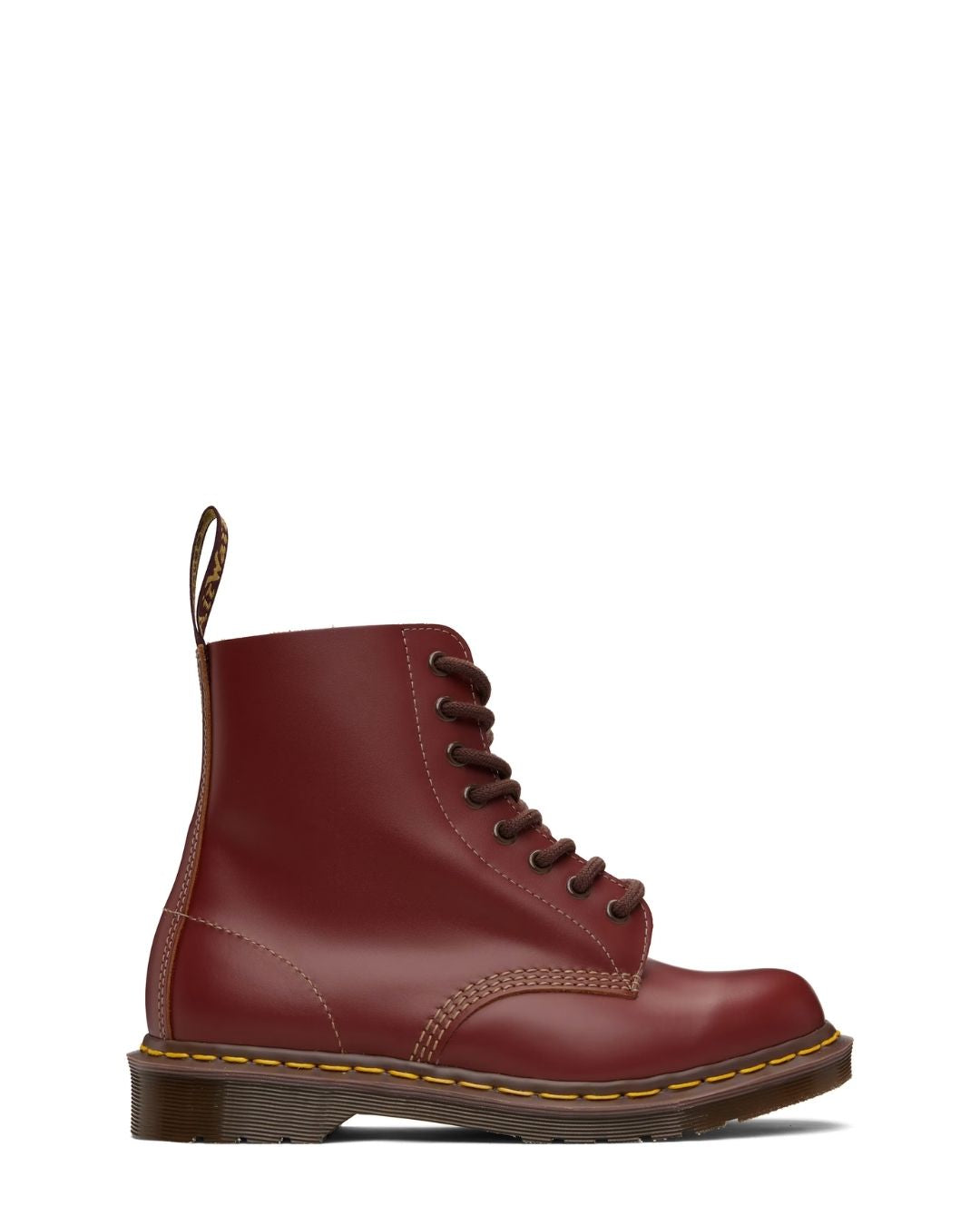 DR. MARTENS 1460 Vintage 'Made In England' Boots - Burgundy