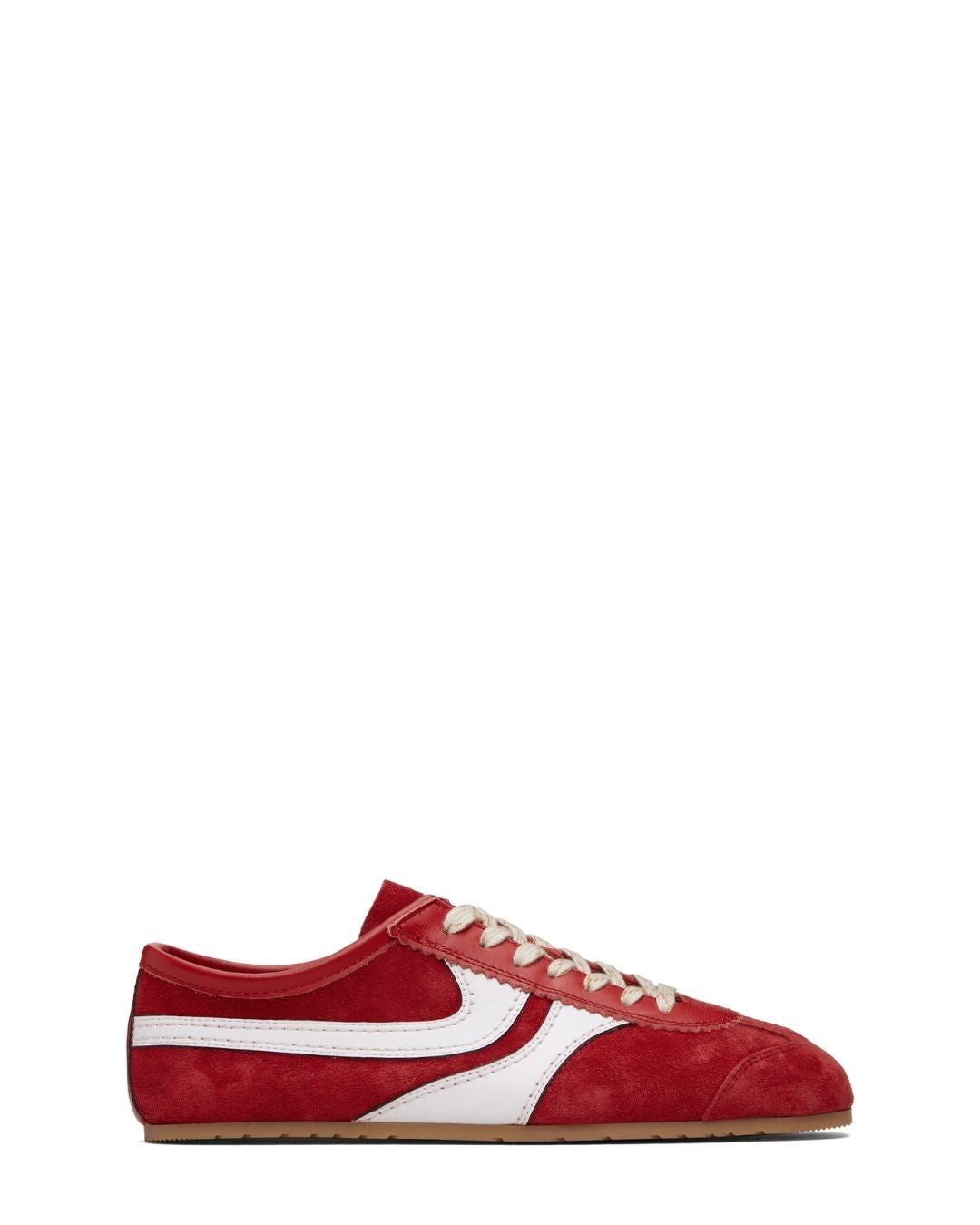 DRIES VAN NOTEN Suede Sneakers - Red