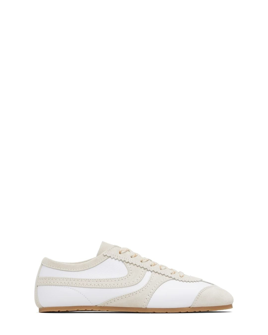 DRIES VAN NOTEN Suede Sneakers - White/Beige