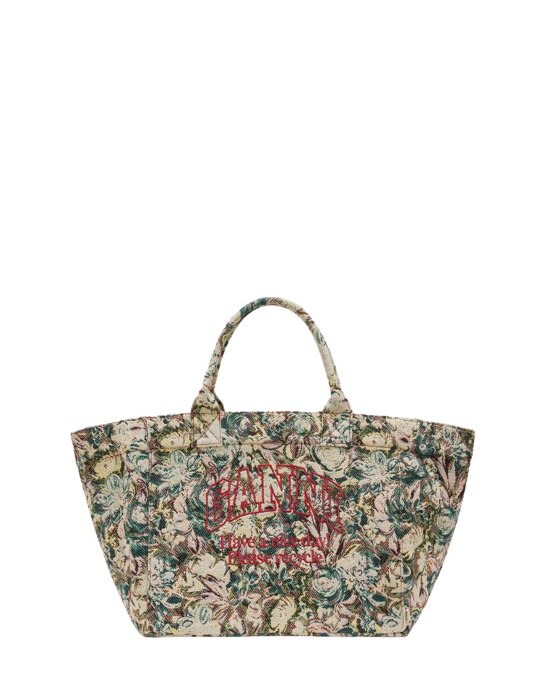 GANNI Tapestry XXL Tote in Jadeite