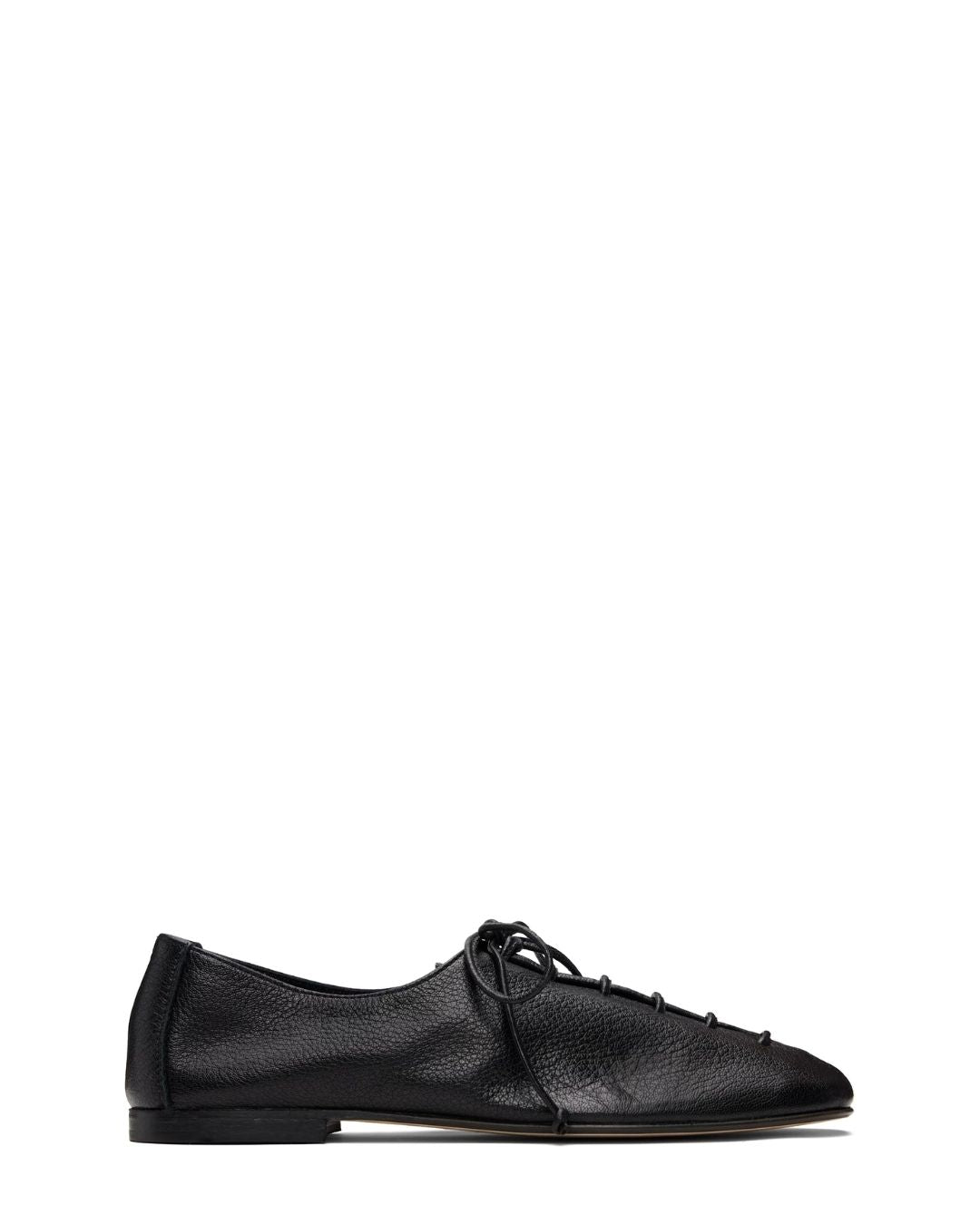 HEREU Plegada Supple Shiny Derbys - Black