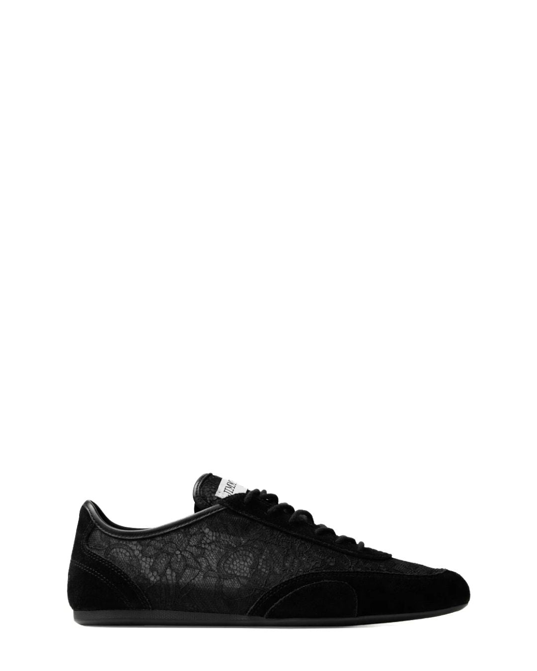 JIMMY CHOO Sunny F Leather Mix and Jimmy Choo Lace Low Top Trainers - V Black Mix