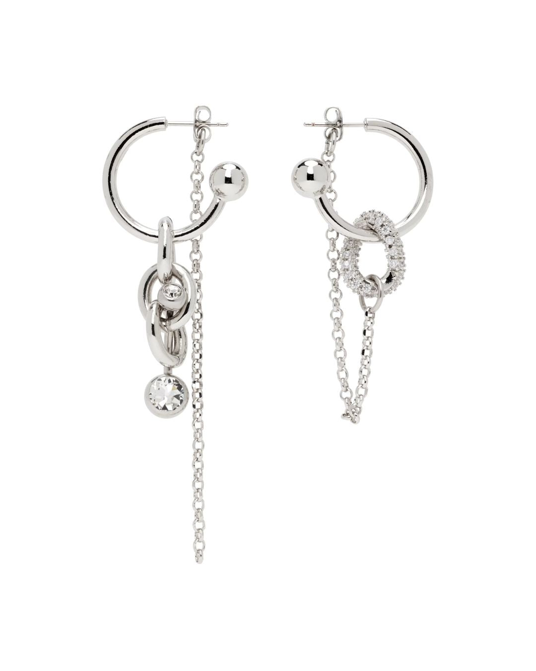 JUSTINE CLENQUET Abel Earrings - Palladium