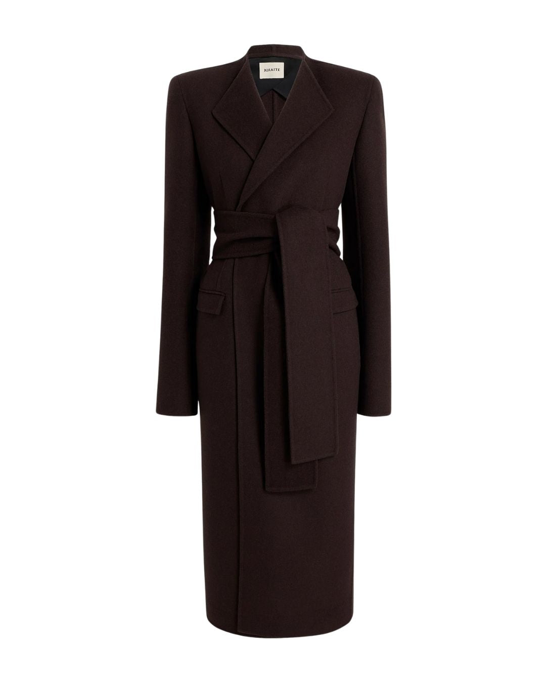 KHAITE Jelson Coat - Dark Brown