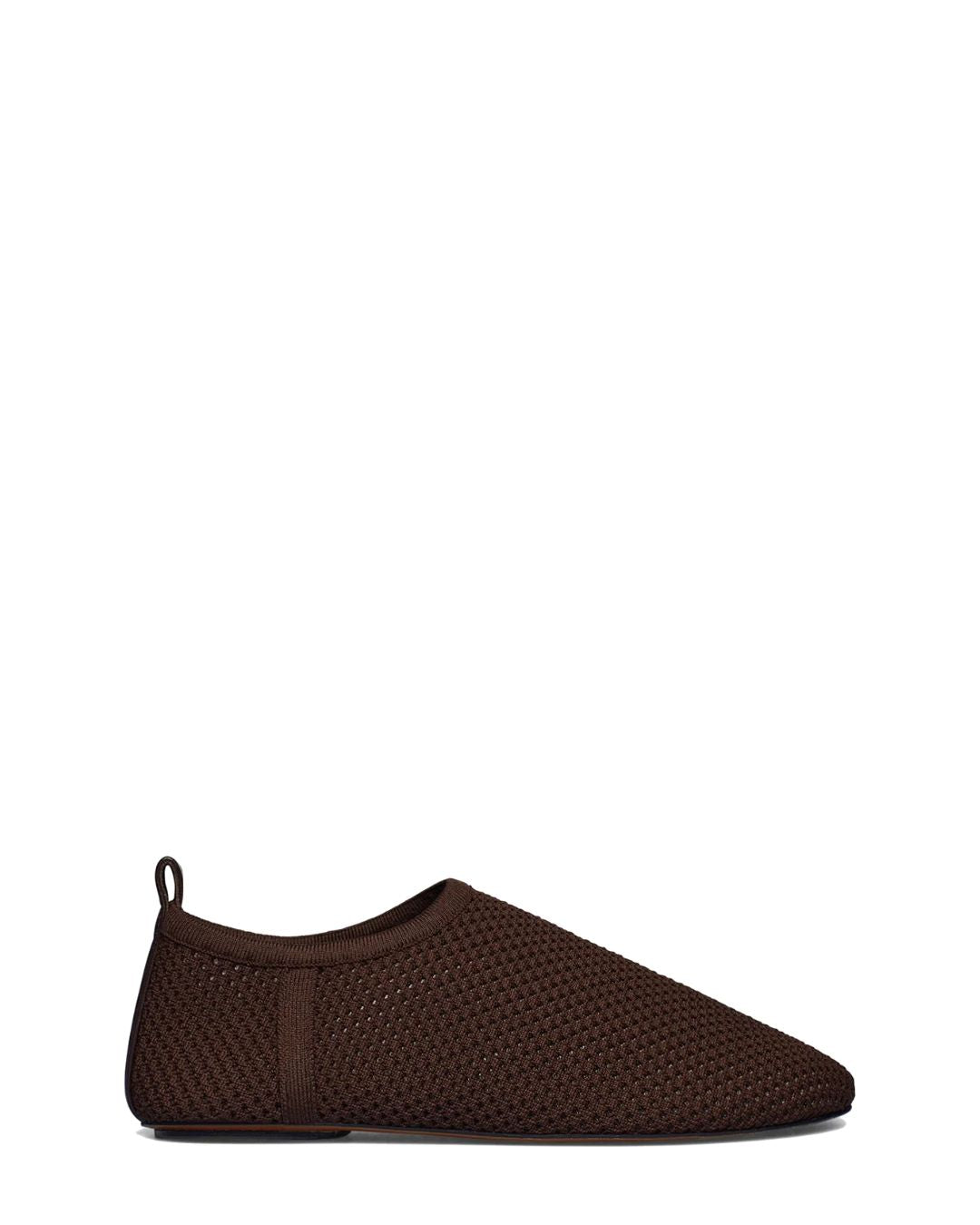 NANUSHKA Maris Rounded Toe Mesh-knit Round-toe Slip On Shoes in Java