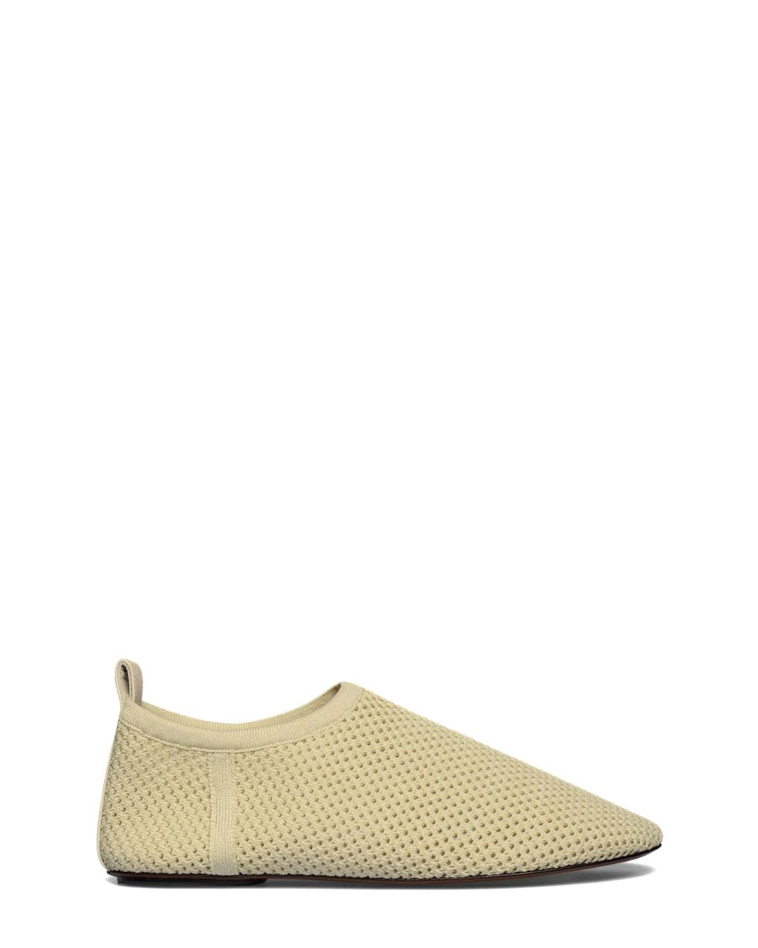 NANUSHKA Maris Rounded Toe Mesh-knit Round-toe Slip On Shoes in Sand Mesh