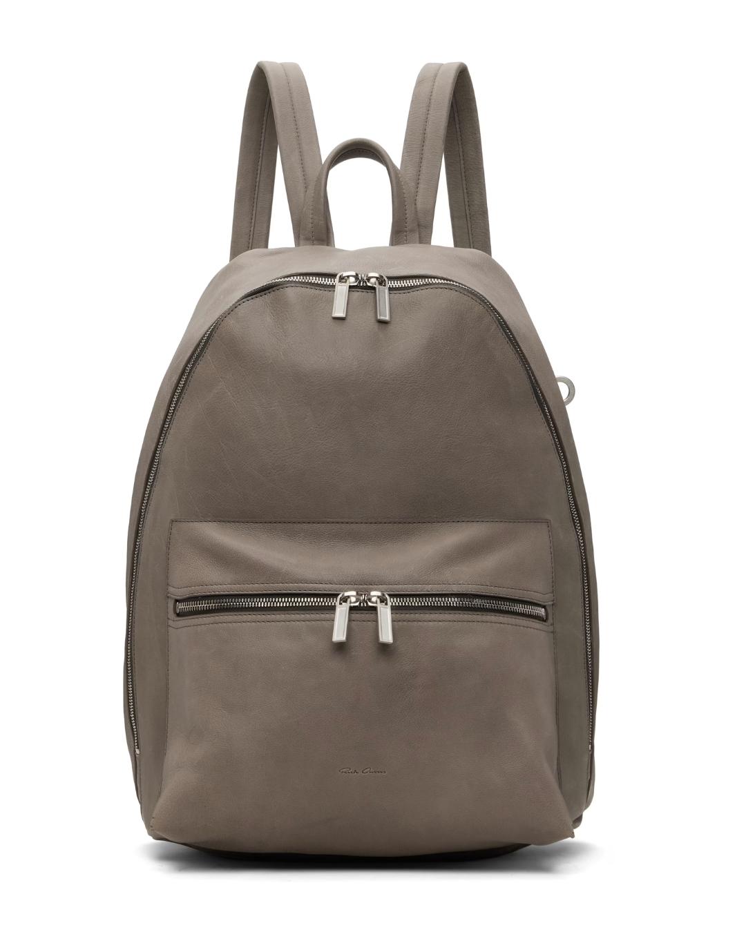 RICK OWENS Concordians Soft Buffalo Backpack - Gray