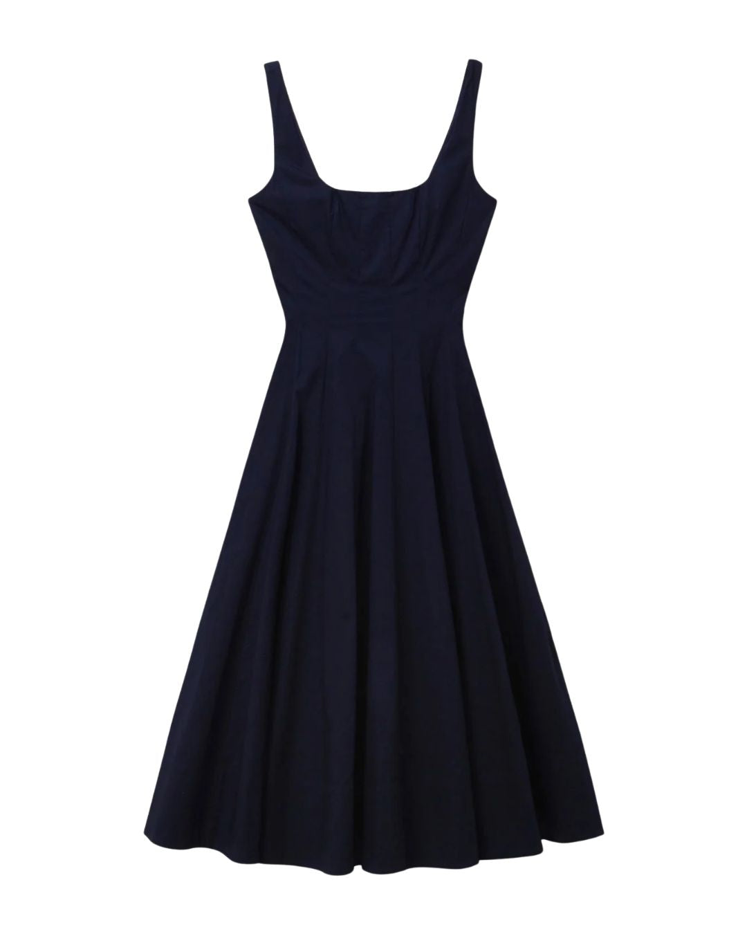 STAUD Wells Dress in Navy