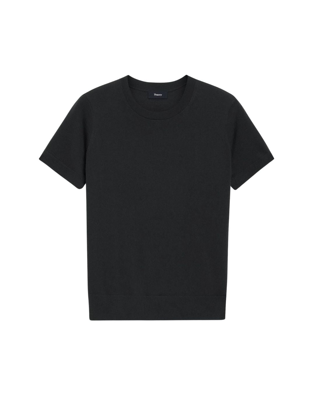 THEORY Sweater Tee in Regal Wool in Black