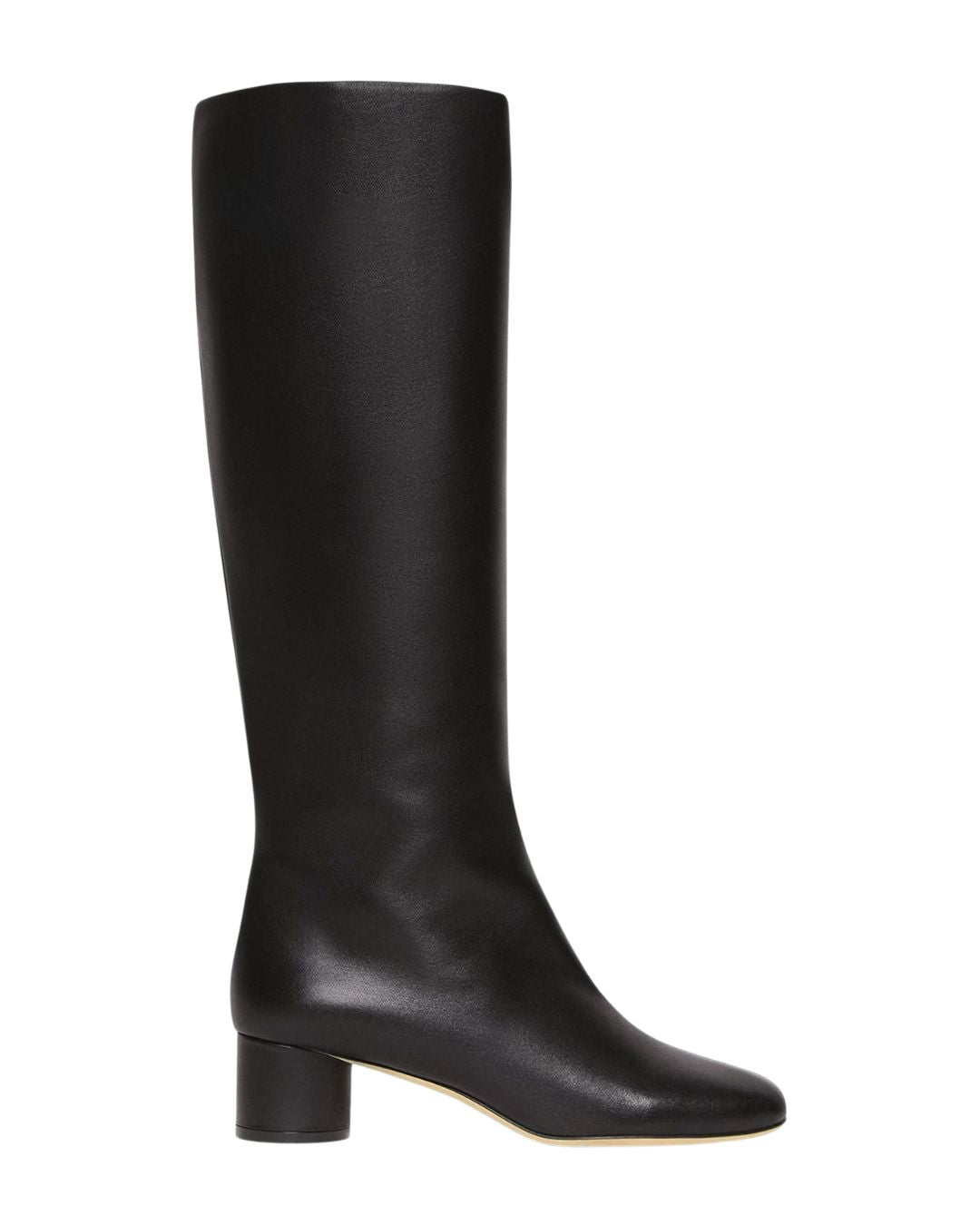 THEORY Tall Boot in Smooth Leather in Black