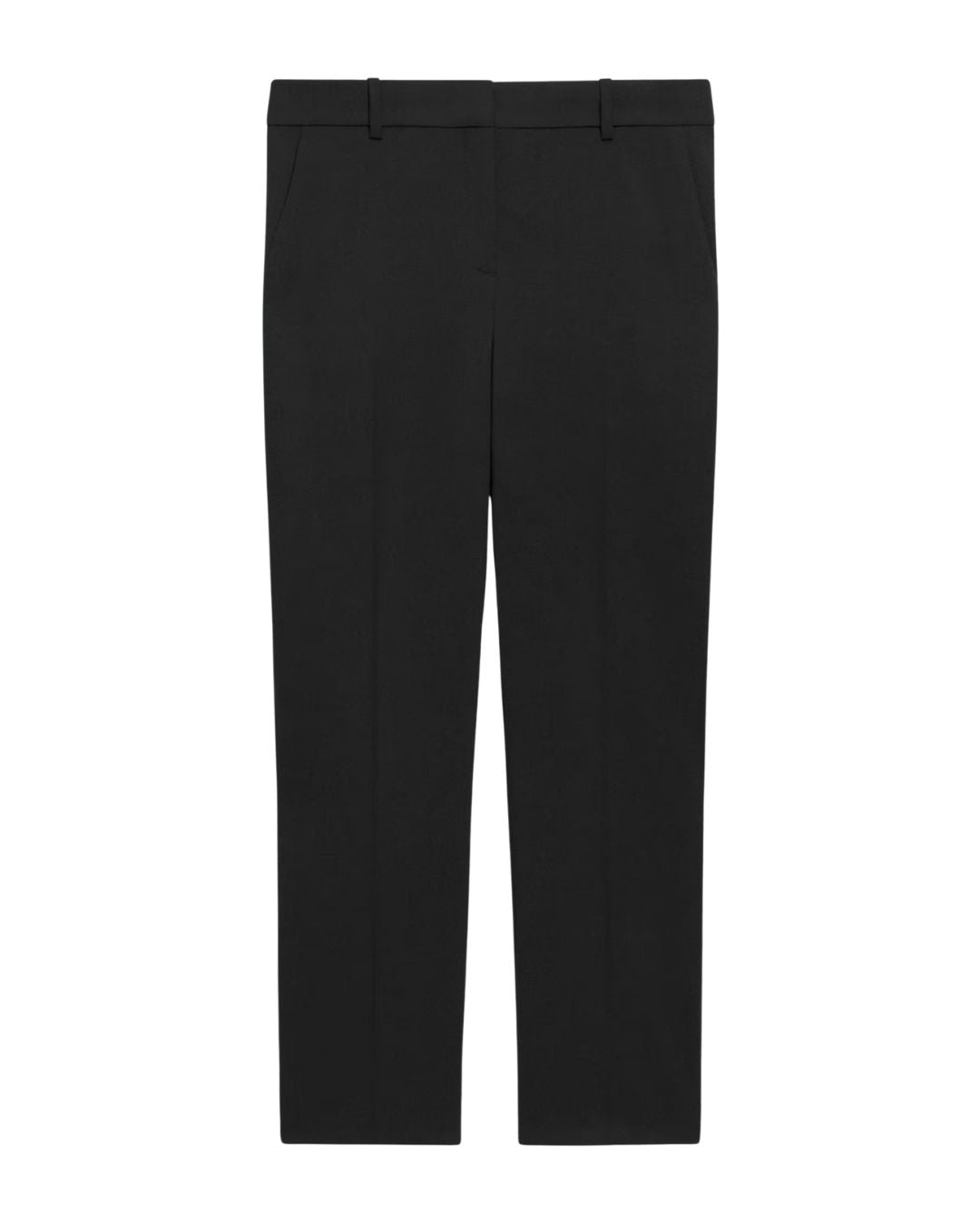 THEORY Treeca Pant in Good Wool in Black