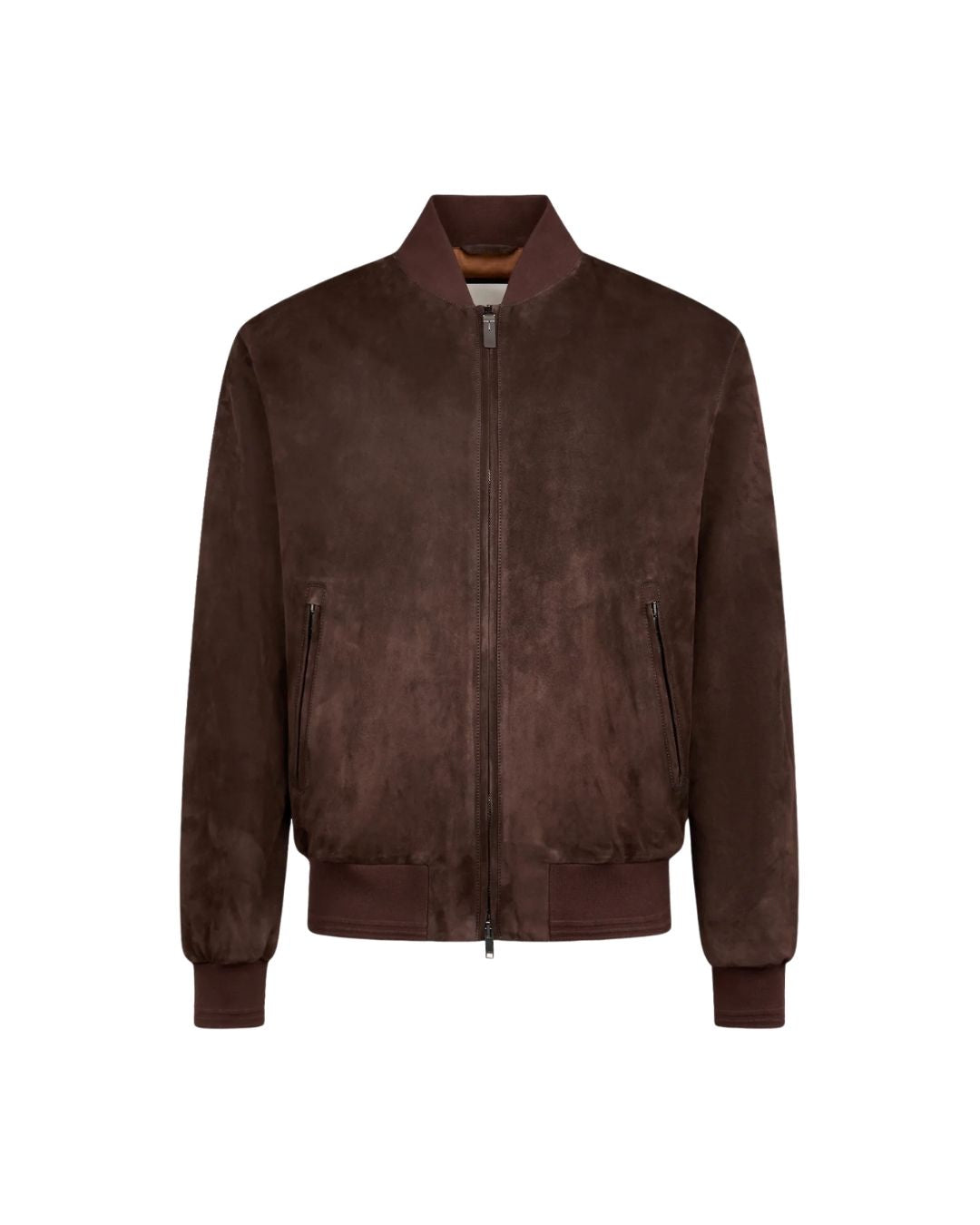 TOD'S Bomber Jacket in Pashmy Suede - Brown