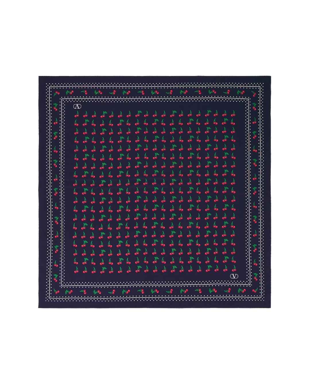 VALENTINO GARAVANI Print Foulard - Blue/Rosso/Verde/Bianco